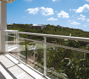 Clôture d'escalier de balustrade de balcon, protection contre la pluie et  le soleil de fenêtre, protection d'intimité, protection de chute, auvent  droit du bord 420D