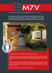 Les portes d'entrée PVC